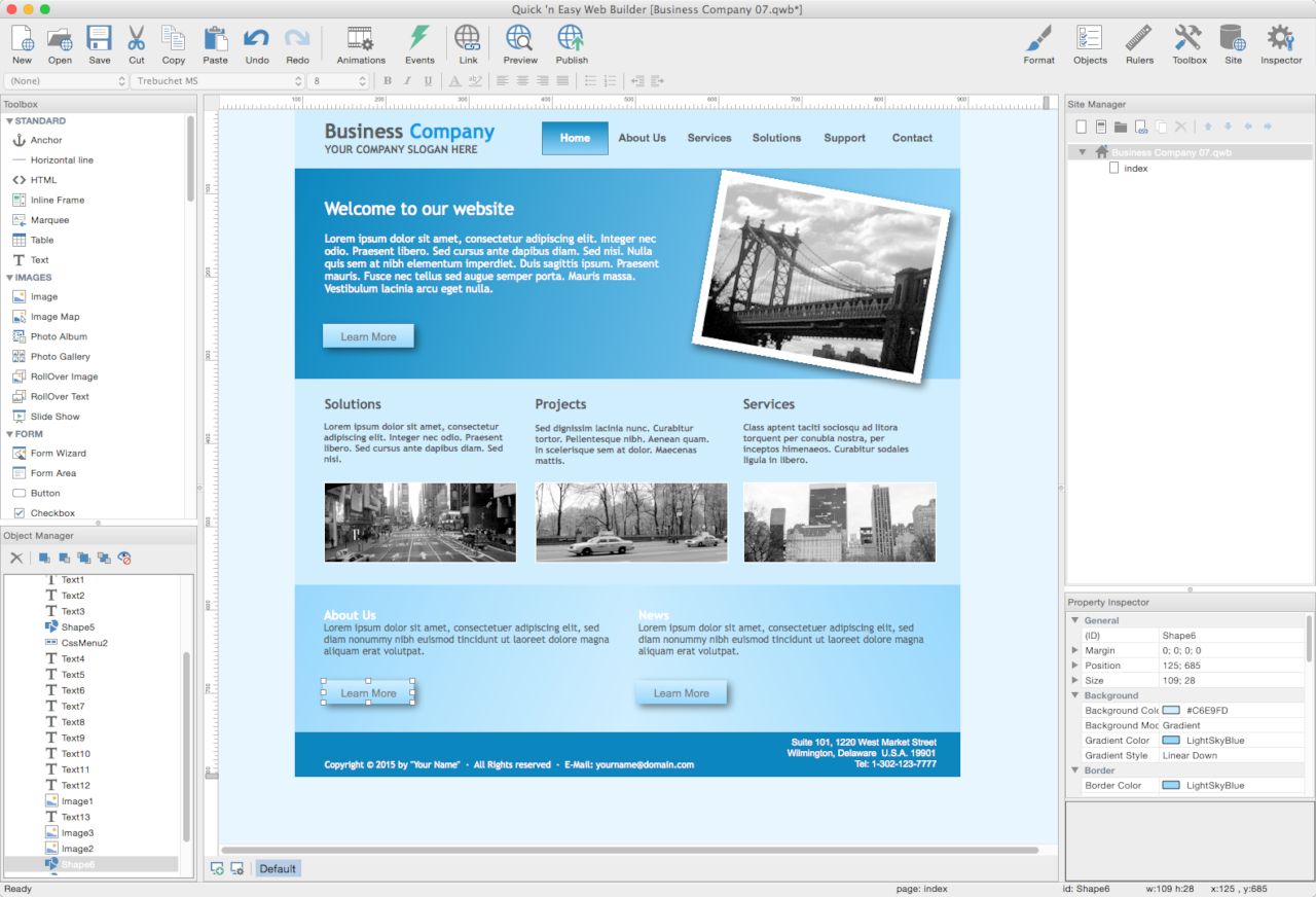 website builder